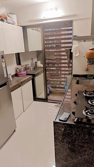 Kitchen in 1 BHK Apartment at Poonam Park View, Virar West – for Rent