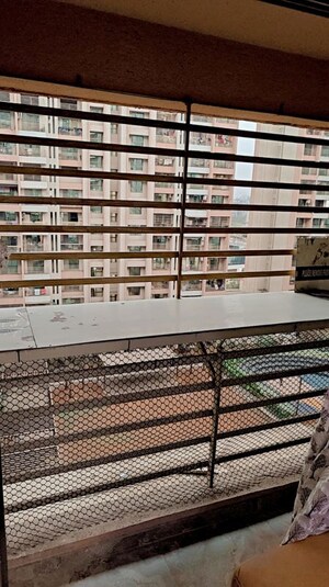Balcony in 1 BHK Apartment at Poonam Park View, Virar West – for Rent
