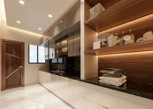 Kitchen in 2 BHK Apartment at Malabar Hill – for Rent