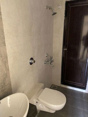Bathroom in 1 BHK Apartment at Vihang Valley Rio, Kasarvadavali – for Rent