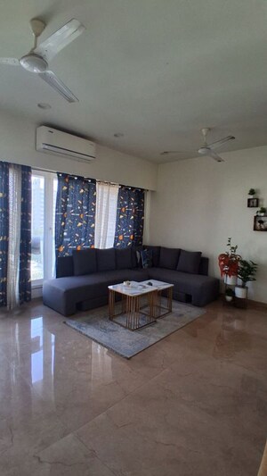 Living Room in 2 BHK Apartment at 111 Hyde Park, Malad East – for Rent