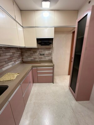 Kitchen in 1.5 BHK Apartment at Dosti West County, Balkum Pada – for Rent