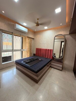 Bedroom in 1.5 BHK Apartment at Dosti West County, Balkum Pada – for Rent