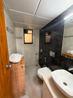 Bathroom in 1.5 BHK Apartment at Dosti West County, Balkum Pada – for Rent