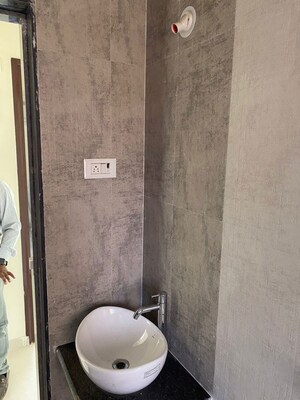 Bathroom in 1 BHK Apartment at VR Bhoomi Acres H wing, Waghbil – for Rent
