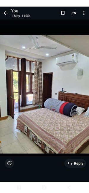 Bedroom in 2 BHK Builder Floor at Hauz Khas – for Sale