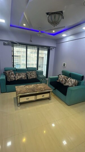 Living Room in 2 BHK Apartment at Sudarshan Sky Garden, Ghodbunder Road – for Rent
