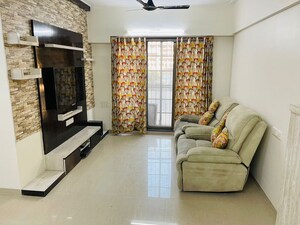 Living Room in 1 BHK Apartment at Kishor Sukur Enclave A, Ghodbunder Road – for Rent