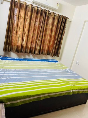 Bedroom in 1 BHK Apartment at Raunak Heights, Ghodbunder Road – for Rent