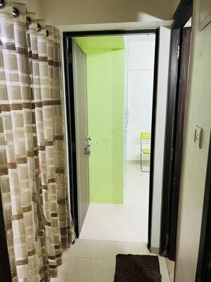 Building Lobby in 1 BHK Apartment at Raunak Heights, Ghodbunder Road – for Rent