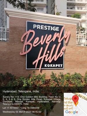 3 BHK Apartment – Exterior View View at Prestige Beverly Hills, Kokapet - for Rent