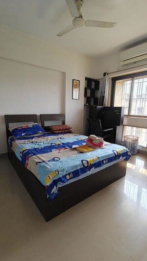 Bedroom in 2 BHK Apartment at Runwal Garden City, Balkum Pada – for Rent