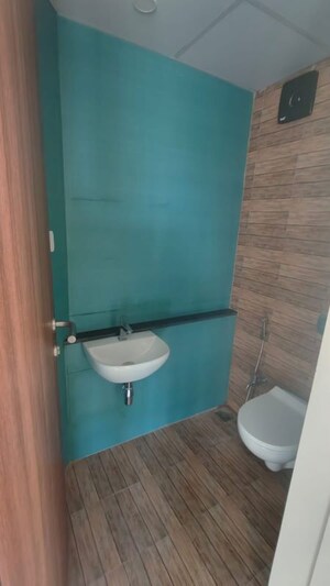 Bathroom in 1 RK Apartment at Lodha Crown Quality Homes, Majiwada – for Rent