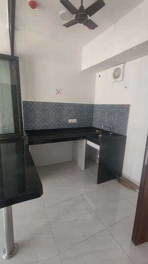 Kitchen in 1 RK Apartment at Lodha Crown Quality Homes, Majiwada – for Rent