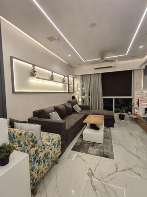Living Room in 1 BHK Apartment at The Baya Junction, Chembur – for Sale