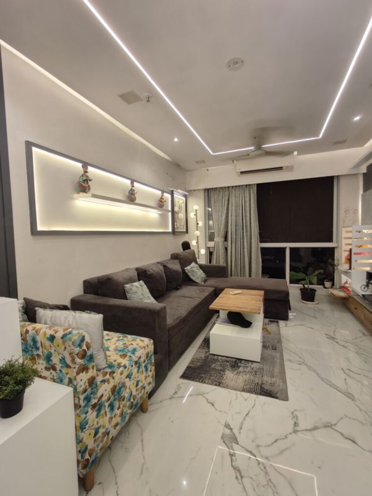 Living Room, the-baya-junction 1 Bedroom 430 Sq.Ft. Apartment In Chembur Mumbai 10440012
