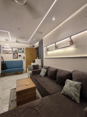 Living Room in 1 BHK Apartment at The Baya Junction, Chembur – for Sale