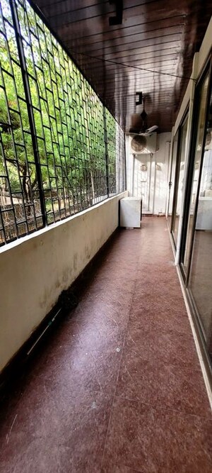 Balcony in 3.5 BHK Builder Floor at Greater Kailash I – for Rent