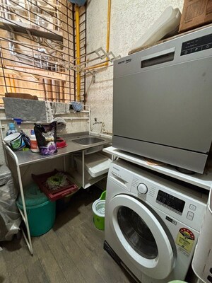 Kitchen in 1 BHK Apartment at Ruparel Nova, Wadala – for Rent