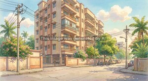  Apartment – Exterior View View at Bhakti Mandir - for Sale