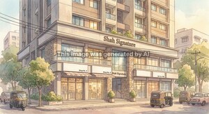  Shop – Exterior View View at Thane West - for Sale