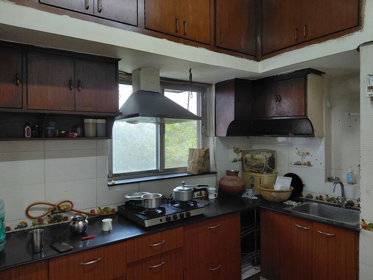 Kitchen, vasant kunj 3 Bedroom 1800 Sq.Ft. Apartment In Vasant Kunj Delhi 10436507