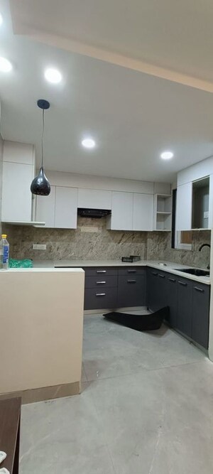 Kitchen in 3 BHK Apartment at Chattarpur – for Rent