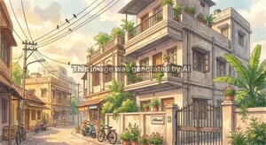  Apartment – Exterior View View at Madhyapara - for Sale
