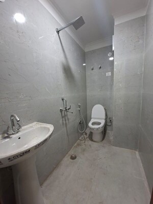 Bathroom in 2 BHK Apartment at Chattarpur – for Rent