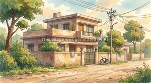  Independent House – Exterior View View at Sikandrabad - for Sale