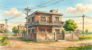  Independent House – Exterior View View at Jeevan Vihar - for Sale