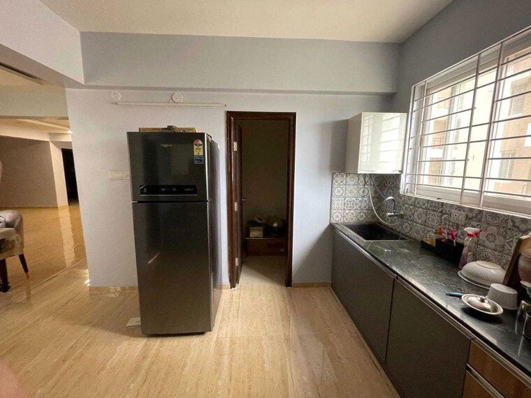 Kitchen, hallmark-skyrena  1500 Sq.Ft. Apartment In Narsingi Hyderabad 10440649