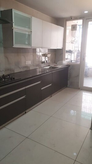 Kitchen in 4 BHK Builder Floor at Unitech South City II, Sector 50 – for Rent