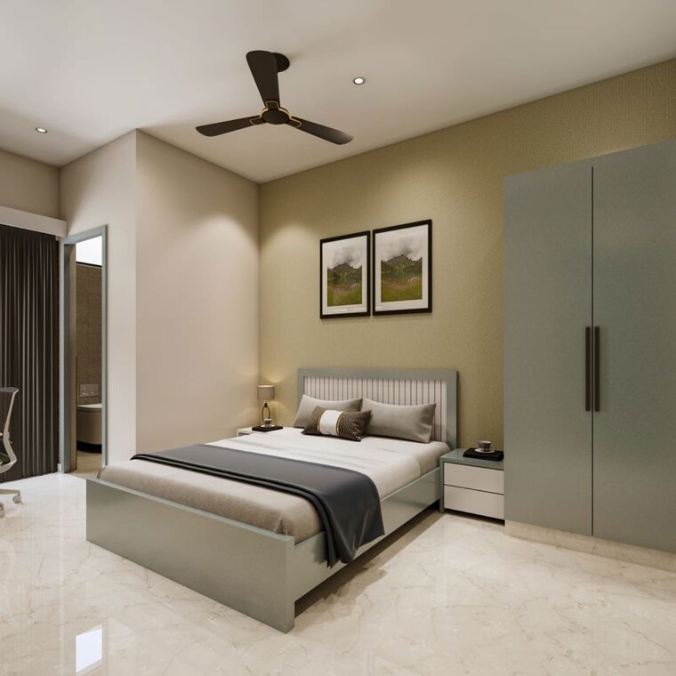 Bedroom, electricity board area 2 Bedroom 730 Sq.Ft. Apartment In Electricity Board Area Kota 10440734