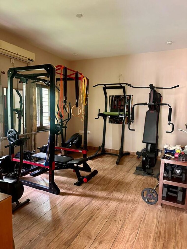 Gym, jakkuru 6 Bedroom 5000 Sq.Ft. Villa In Jakkuru Bangalore 10440768