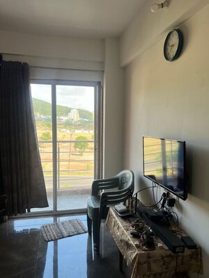 Living Room in 2 BHK Builder Floor at Tirupati Mount Vista, Talegaon Dabhade – for Rent