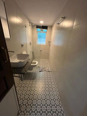 Bathroom in 1 RK Apartment at Seven Bungalow, Andheri West – for Rent