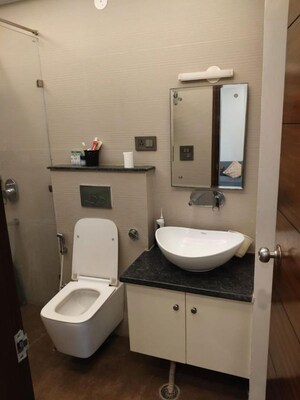 Bathroom in 3 BHK Builder Floor at Green Wood City, Sector 45 – for Rent