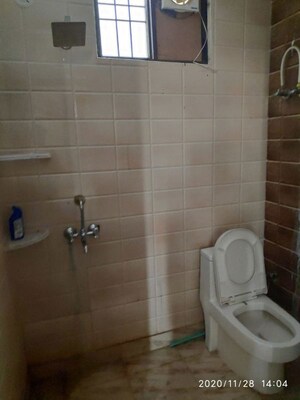 Bathroom in 2 BHK Builder Floor at Aashiyana Homes, Gaur City 1 – for Rent