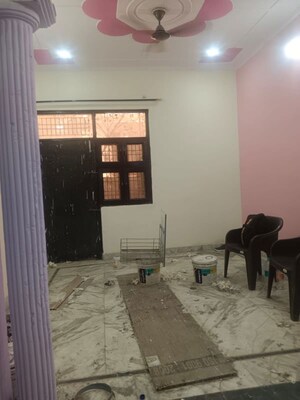 Living Room in 3 BHK Builder Floor at Maan Heights, Gaur City 1 – for Rent