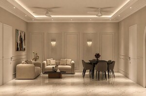 Living Room in 3 BHK Builder Floor at Ambala Highway – for Sale