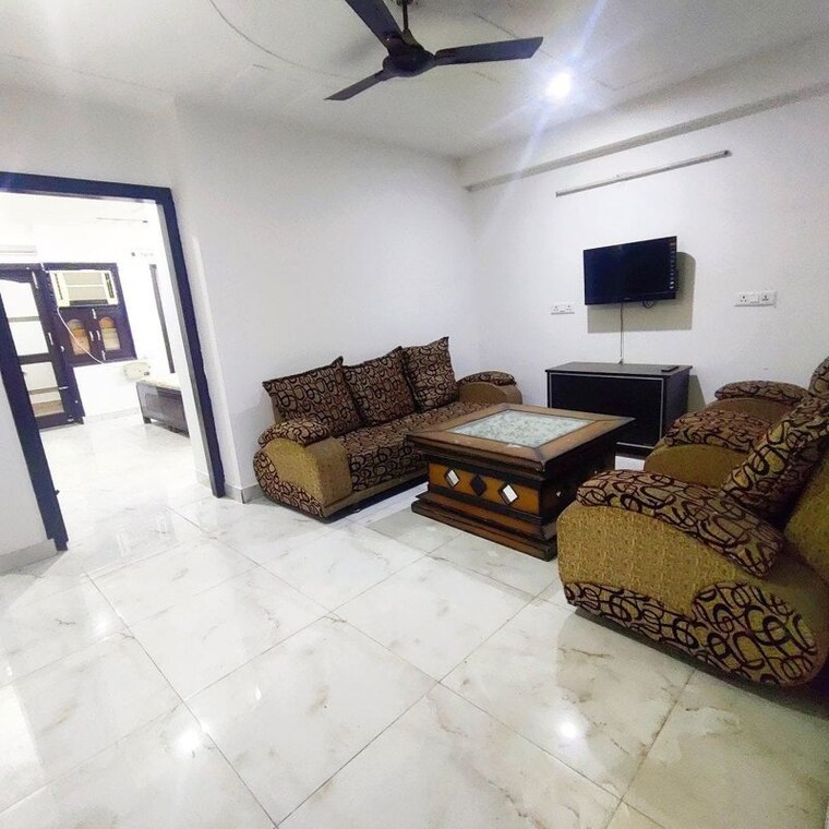 Living Room, sushant lok iii 1 Bedroom 700 Sq.Ft. Builder Floor In Sushant Lok Iii Gurgaon 10440894