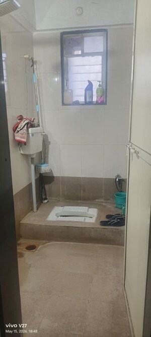 Bathroom in 1 BHK Apartment at Shree Vardhaman Dreams, Wakad – for Rent
