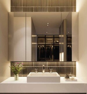 Staircase in 3 BHK Builder Floor at Kadarpur – for Sale