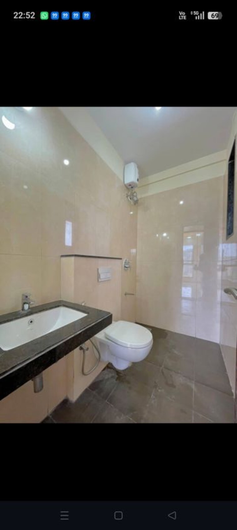 Bathroom, viviana-mall 3 Bedroom 800 Sq.Ft. Apartment In Eastern Express Highway Thane 10440957