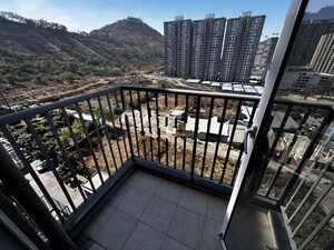 Balcony in 2 BHK Apartment at Godrej Hillside 2, Mahalunge – for Rent