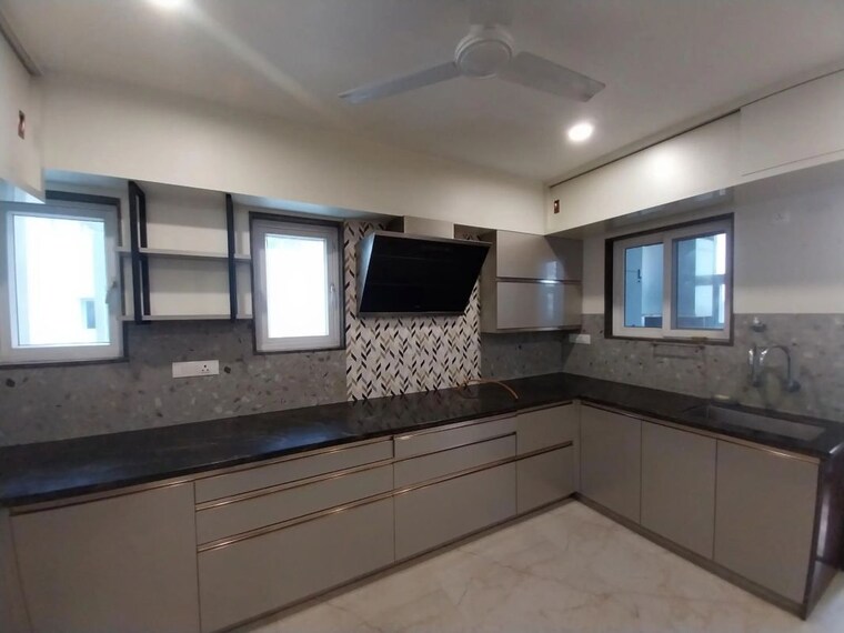 Kitchen, bricks-skywoods 3 Bedroom 1980 Sq.Ft. Apartment In Tellapur Hyderabad 10440995