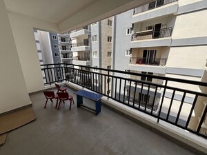 Balcony in 3 BHK Apartment at Praneeth Pranav Solitaire, Bachupally – for Rent