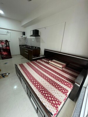 Bedroom in 1 RK Apartment at Gera World of Joy, Kharadi – for Rent
