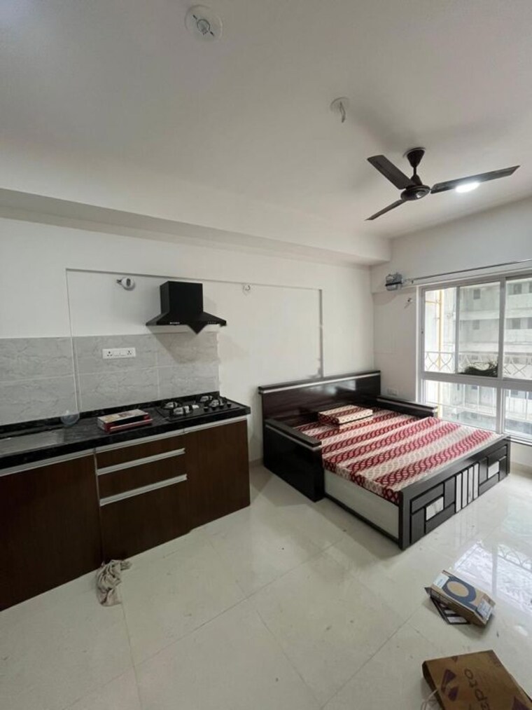 Bedroom, gera-world-of-joy 1 RK 650 Sq.Ft. Apartment In Kharadi Pune 10441055